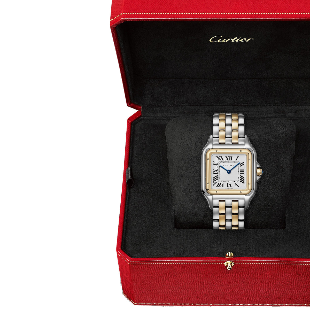 Panthère de Cartier Large Model | 31mm, Two-Tone Steel & 18K Yellow Gold, White Dial